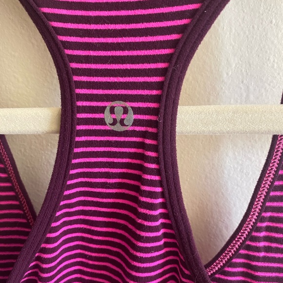 Lululemon Striped Racerback tank - Picture 3 of 3